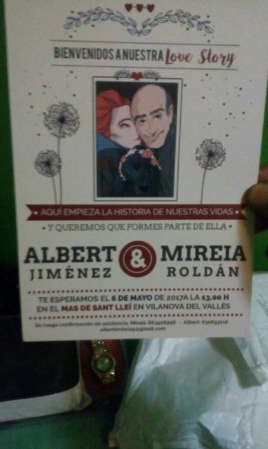 Imprimir diseño de invitacion - 1