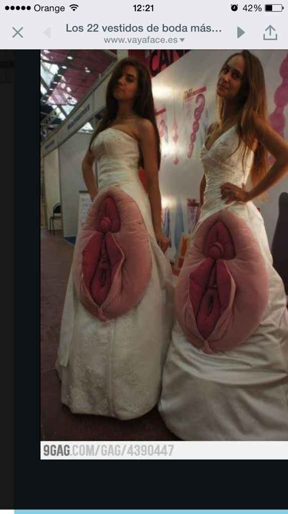 Los 22 vestidos mas originales de la historia" jajja - 1