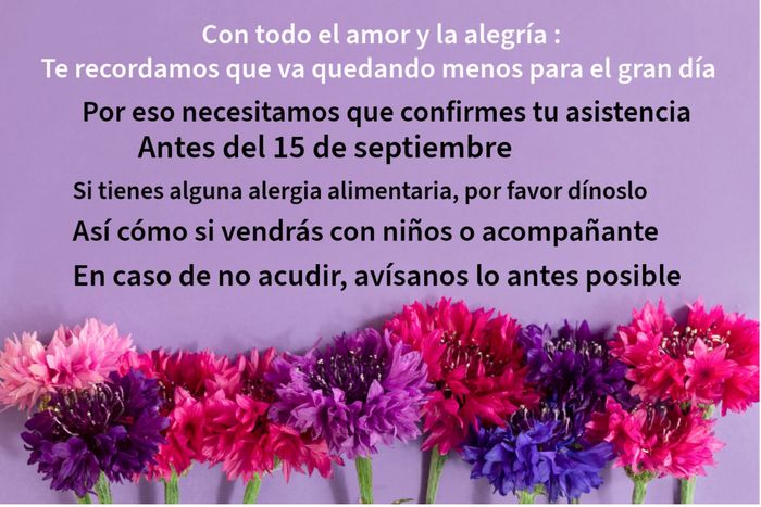a un mes de la boda, nervios y algunas dudas 1