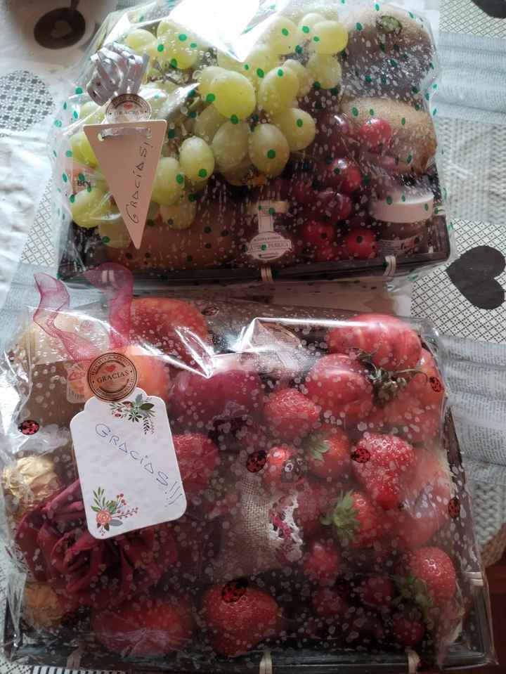 Regalos y comida con los testigos/fotógrafo - 3