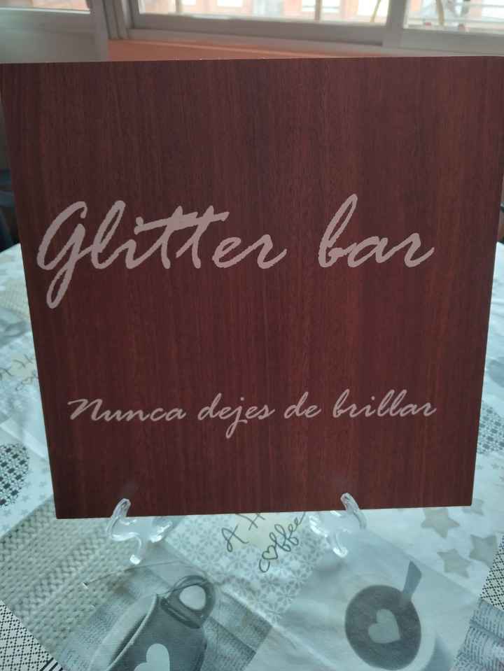 Así me está quedando el Glitter Bar - 1