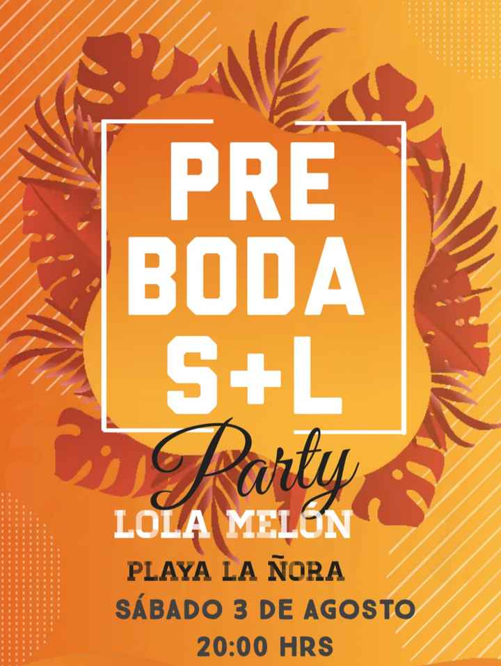 Qué invitación digital para la cena pre boda? - 1
