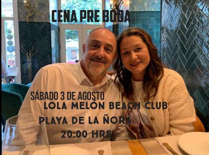 Qué invitación digital para la cena pre boda? - 2