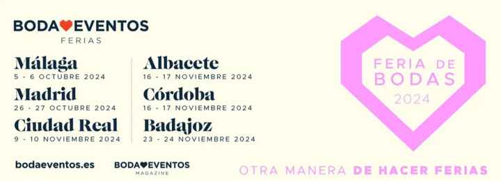Más fechas Ferias de Novios - 1