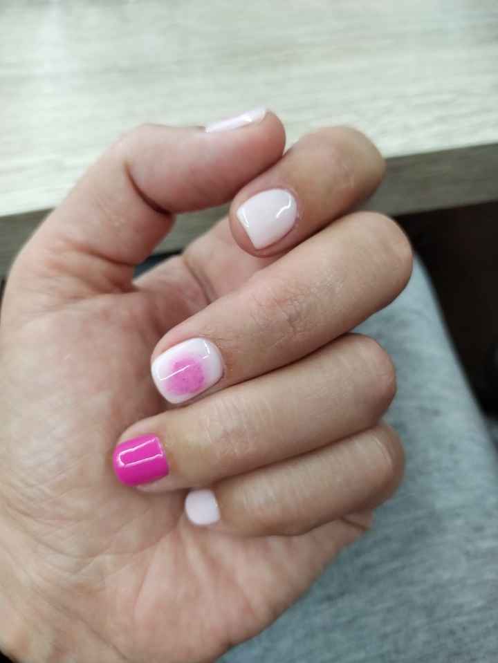 Así fueron mis uñas de novia - 1