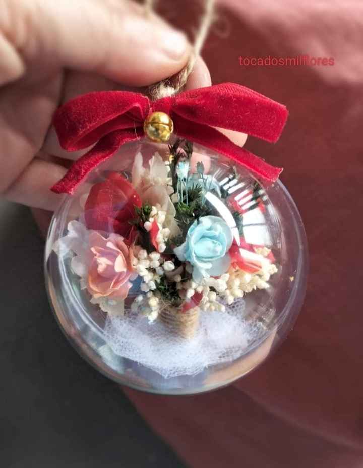 Bolas de Navidad con tu ramo - 2