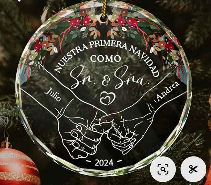 Bolas de Navidad con tu ramo - 1