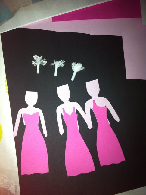 tarjetas damas de honor