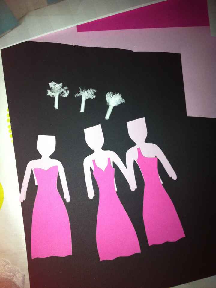tarjetas damas de honor