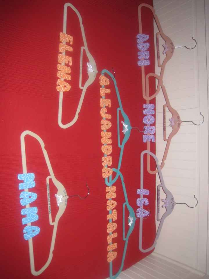Mis perchas personalizadas