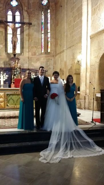 Fotos de damas de honor con la novia... - 1