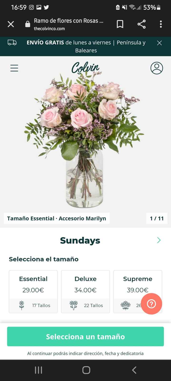Ayuda con los complementos y ramo de novia - 1