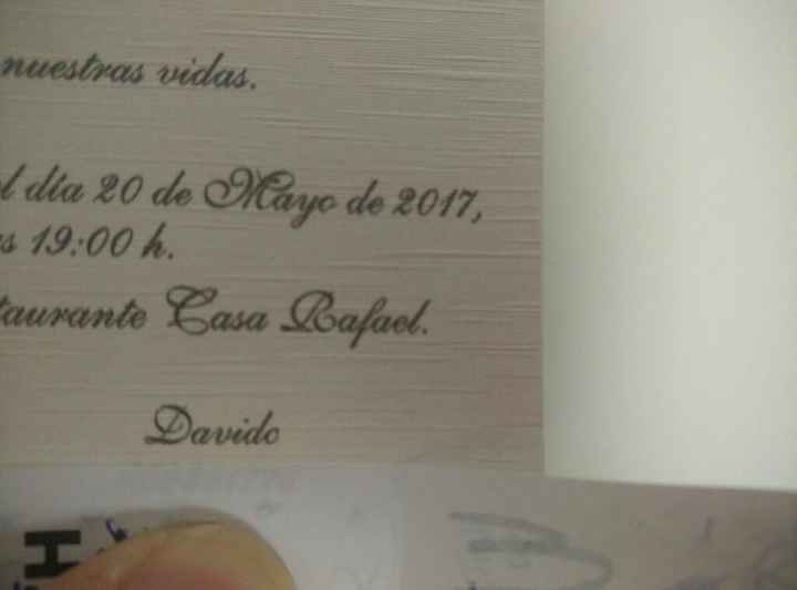 Fallo invitaciones!! - 1
