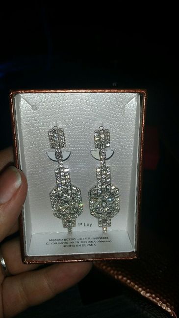 Pendientes de novia - 1