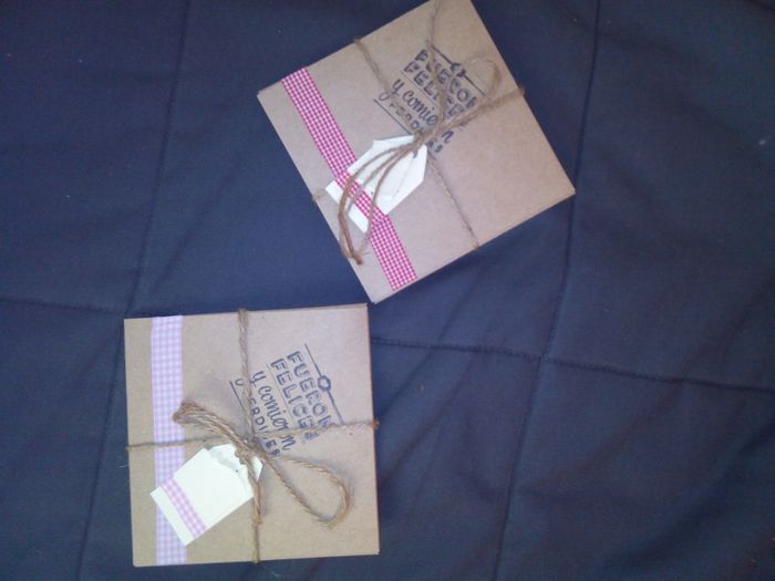 Nuestras invitaciones por fiiiin! hechas por nosotros! - 2