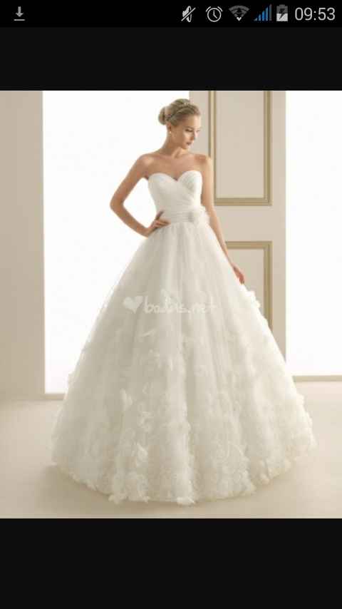 Vestido de novia talla grande - 1
