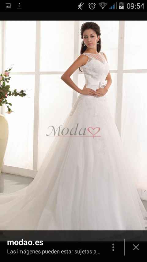 Vestido de novia talla grande - 2