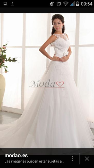 Vestido de novia talla grande - 2