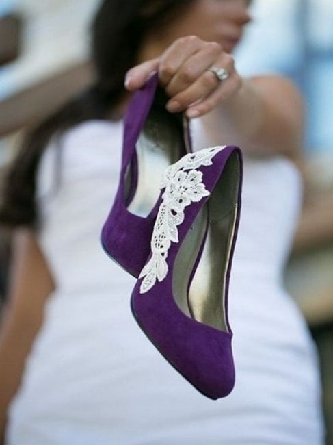 Color de zapatos morado clarito o morado oscuro?? 1