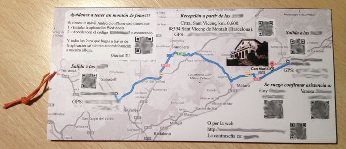 Invitación - trasera