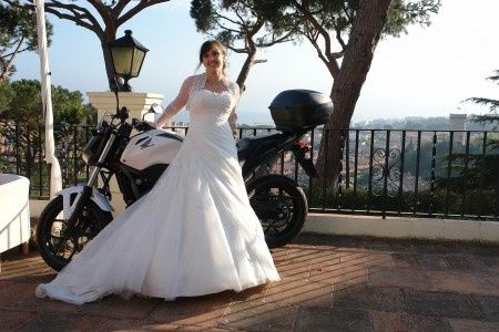 Mi moto y yo