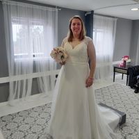 Probando el vestido