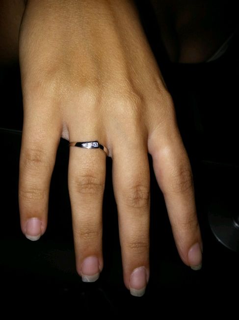 Este es mi anillo de pedida, me gustaría ver el vuestro - 1