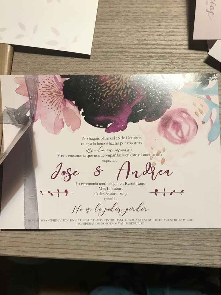 Invitaciones listas!! - 2
