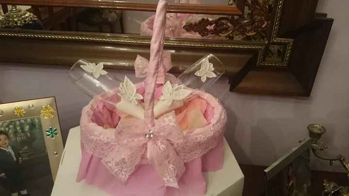cesta para las copas