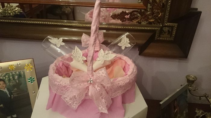 cesta para las copas