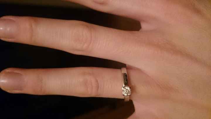 Este es mi anillo de pedida, me gustaría ver el vuestro - 1