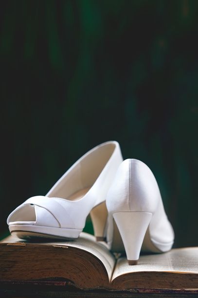 Zapatos de novia con tacón medio - 1