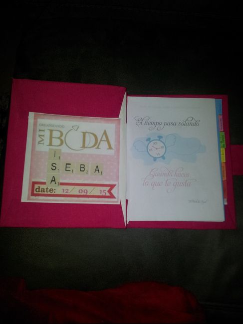 Mi agenda de boda - 2