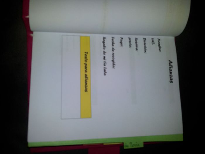 Mi agenda de boda - 7