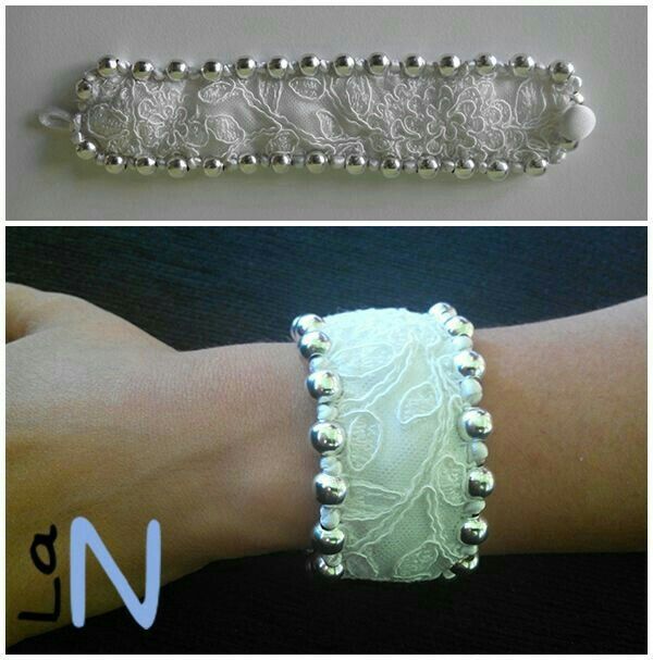 Pulseras de la tela de mi vestido - 1