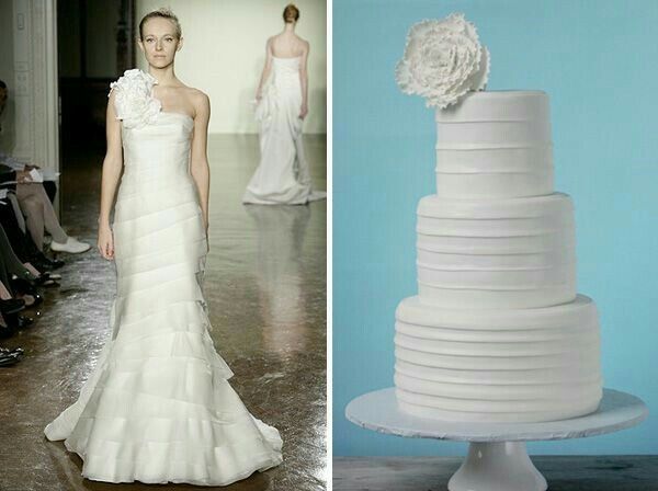 Tartas inspiradas en vestidos de novia: ¿Cómo sería la tuya? - 1