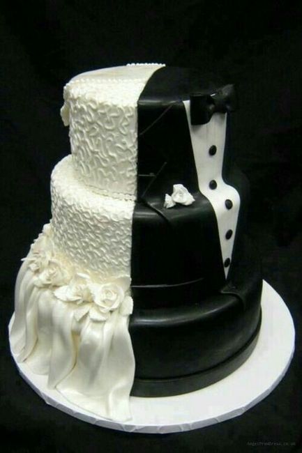 Tartas inspiradas en vestidos de novia: ¿Cómo sería la tuya? - 2