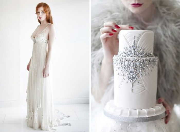 Tartas inspiradas en vestidos de novia: ¿Cómo sería la tuya? - 3