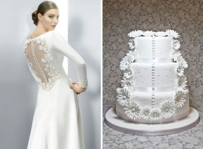 Tartas inspiradas en vestidos de novia: ¿Cómo sería la tuya? - 4