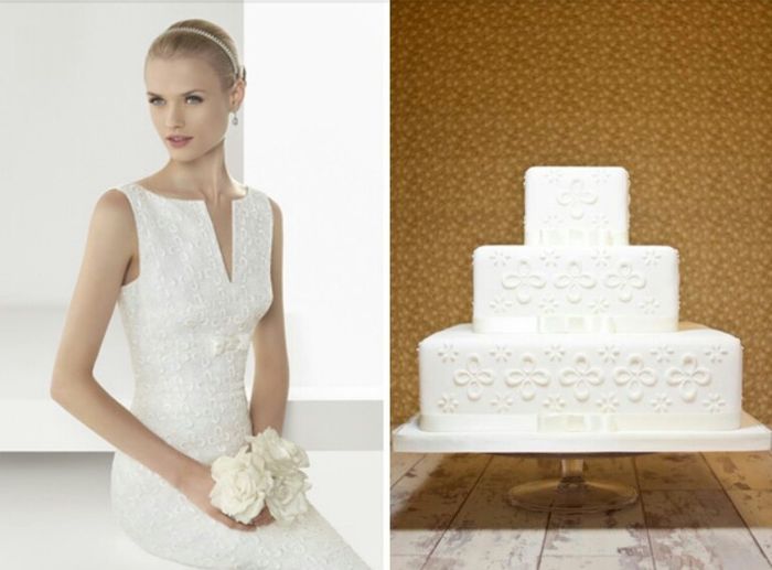 Tartas inspiradas en vestidos de novia: ¿Cómo sería la tuya? - 5