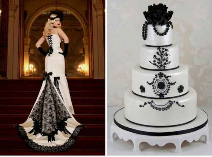 Tartas inspiradas en vestidos de novia: ¿Cómo sería la tuya? - 6
