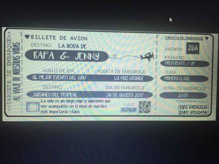 Muestras invitaciones, ¿cual os gusta más? - 1