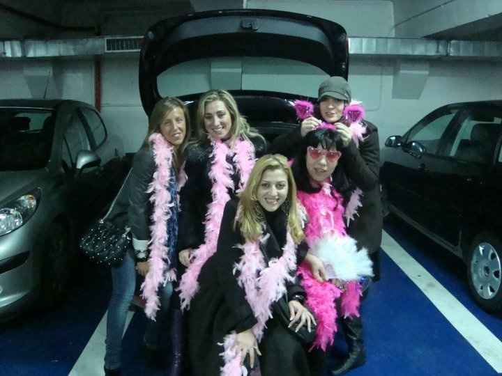 En el coche