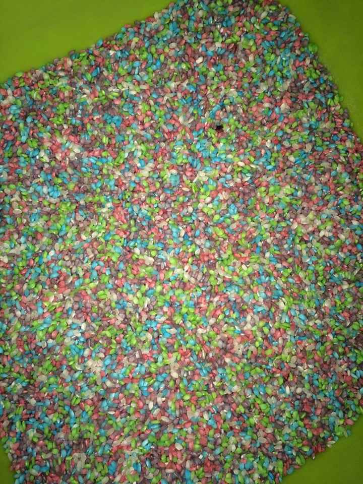 Mi arroz teñido y bolsitas de organza!! - 1