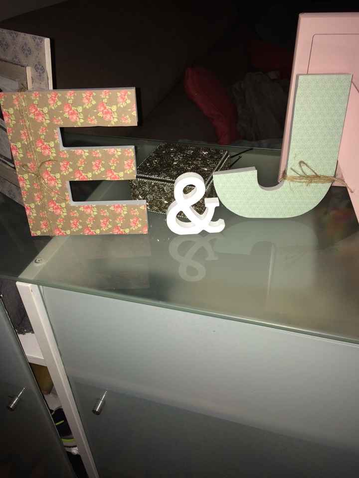 Letras de madera - 1