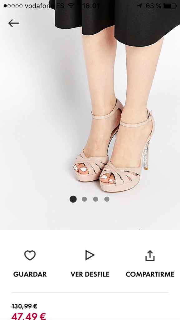 Sandalias boda nude o rosa palo bilbao - 3