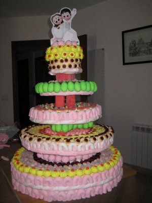 Idea tarta de chuches