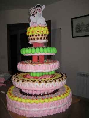 Idea tarta de chuches