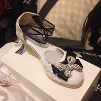 Mis alpargatas de novia!!! Preciosas