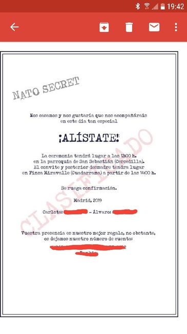 Invitación de Boda - 2